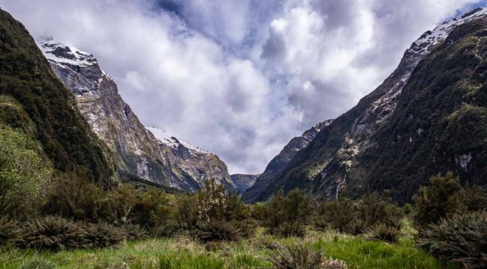 Essential New Zealand Travel Apps Mountain Valley on Milford Track, New Zealand