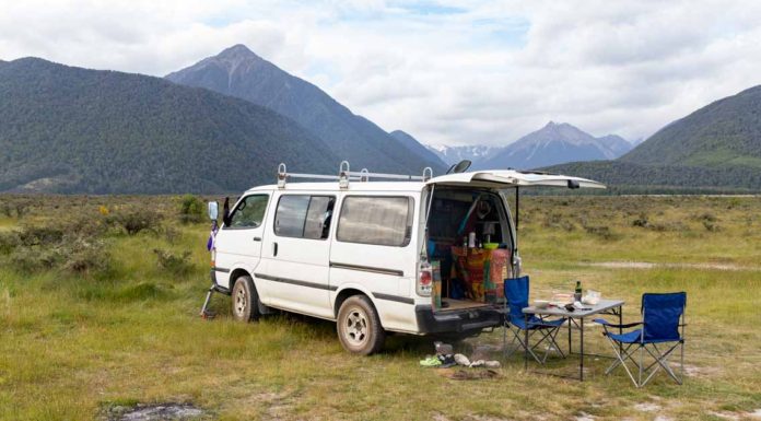 Campervanning in New Zealand: Guide to New Zealand Van Life Campervan at Arthur's Pass