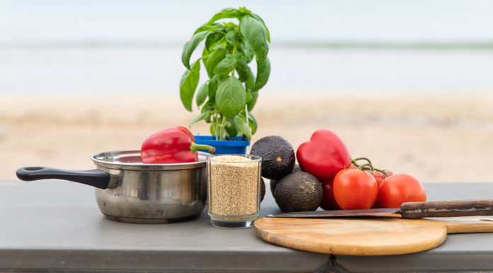 The Complete Guide to Cooking in a Campervan in New Zealand Veggie prep for cooking in a campervan